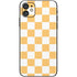 Yellow and White Checkerboard iPhone 11 Skin